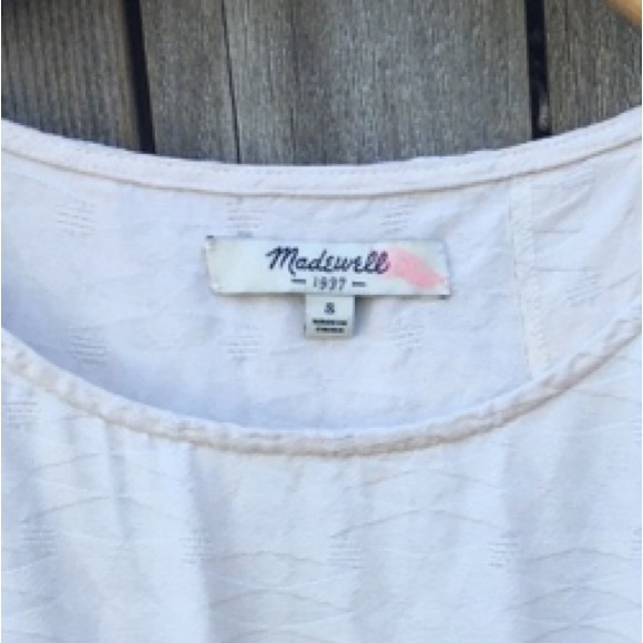 Madewell Scenic View Mini Dress Silk Cream S - Picture 5 of 12